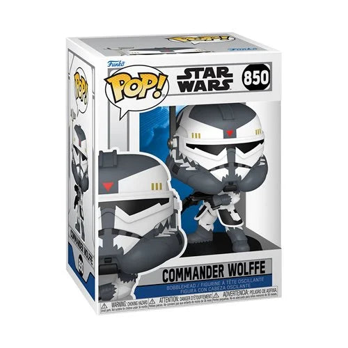 STAR WARS FUNKO POP CLONE COMMANDER WOLFFE #850 (ANIMATED SERIES) — PRE-ORDER