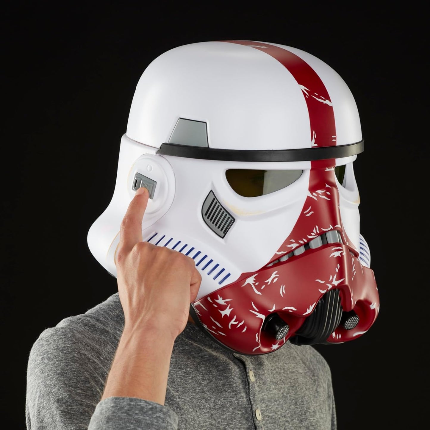 the Black Series the Mandalorian Incinerator Stormtrooper Premium Electronic Helmet, Roleplay Collectible (INCLUDES SHIPPING)