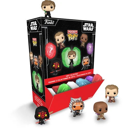 PRE-ORDER Star Wars Kyber Crystals Funko Pocket Pop! Random 4-Pack Mystery Blind Bags