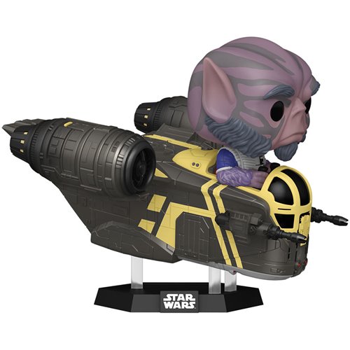 (PRESALE-SHIP 3/18/26) Funko Pop! Ride #838 Zeb Orrelios Razor Crest Deluxe Star Wars Mandalorian & Grogu