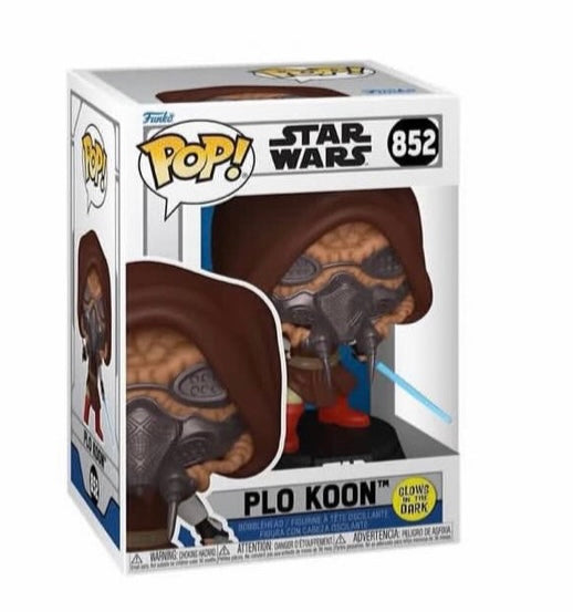 STAR WARS FUNKO POP PLO KOON #852 GLOW IN THE DARK (ANIMATED SERIES) — PRE-ORDER