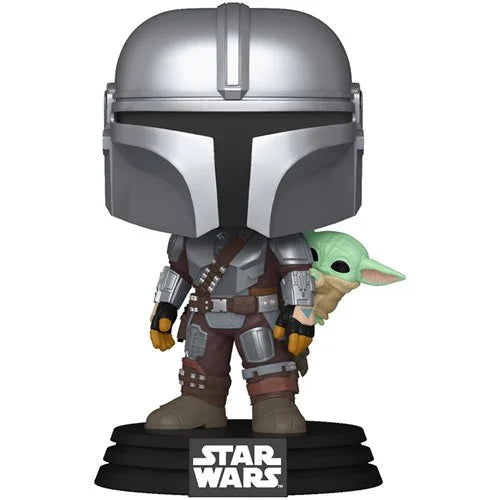 (PRESALE-SHIP 3/30/26) Funko Pop Star Wars #818 Mandalorian with Grogu Mandalorian & Grogu Movie