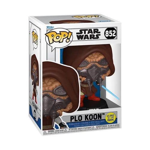 STAR WARS FUNKO POP PLO KOON #852 GLOW IN THE DARK (ANIMATED SERIES) — PRE-ORDER
