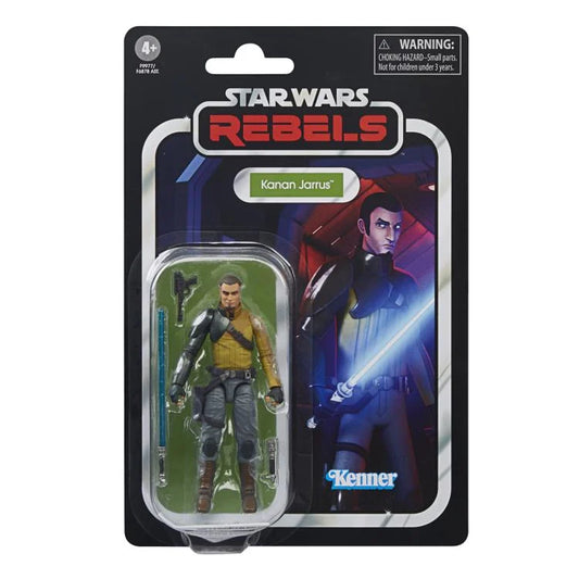 STAR WARS The Vintage Collection Kanan Jarrus (Star Wars Rebels) 3.75β Action Figure | Kenner Cardback