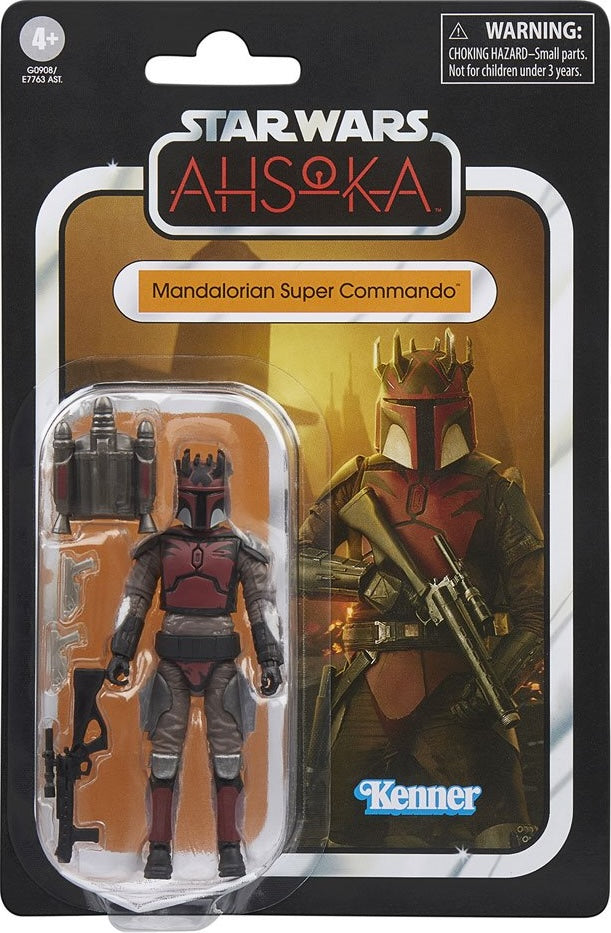 Hasbro Star Wars Ahsoka Vintage Collection Mandalorian Super Commando 3.75” Action Figure
