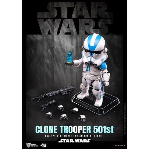 Pre-Order Beast Kingdom Star Wars Egg Attack Clone Trooper 501st Action Figure – Arrives March 2026