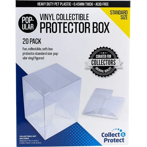 Vinyl Collectible Soft Collapsible Protector Box 20-Pack (Stock Arriving Nov 2025 – Ships in November)