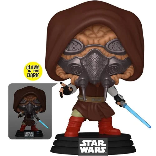 STAR WARS FUNKO POP PLO KOON #852 GLOW IN THE DARK (ANIMATED SERIES) — in hand. With protector