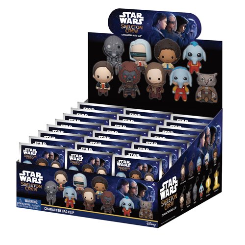 Star Wars Skeleton Crew 3D Foam Bag Clip Random 6-Pack – Monogram Collectibles – Pre-Order