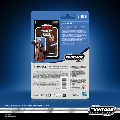 PRE-ORDER — MAR 2026 — Star Wars Vintage Collection — Shaak Ti 3.75" — HSBOG2613