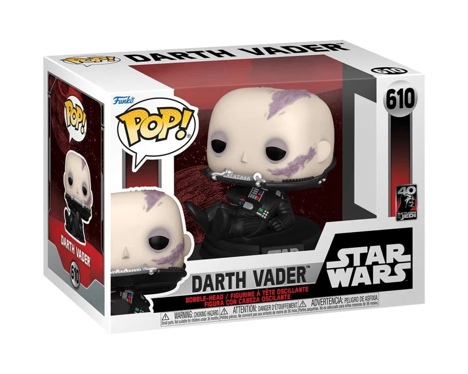 Star Wars Funko Pop! Darth Vader #610 – Return of the Jedi 40th Anniversary Vinyl Bobblehead