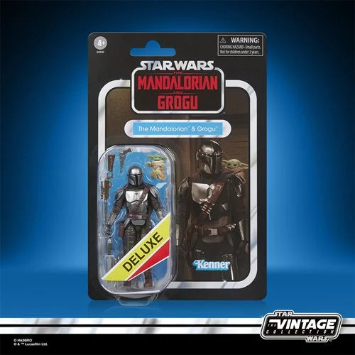 Hasbro Star Wars The Vintage Collection – The Mandalorian & Grogu Deluxe Figure (3.75” TVC)