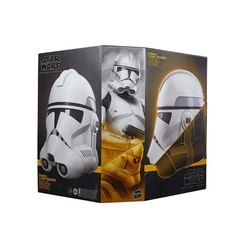 Star Wars The Black Series Phase II Clone Trooper Premium Electronic Helmet – Prop Replica (Hasbro)