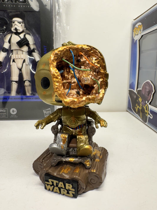 Custom C-3PO Funko Pop #609 | Pop of the Dead Star Wars Custom