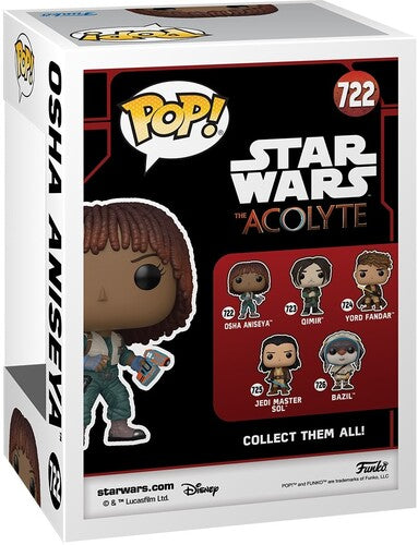 STAR WARS THE ACOLYTE FUNKO POP 4-PACK BUNDLE | YORD FANDAR 724, OSHA ANISEYA 722, JEDI MASTER SOL 725, BAZIL 726