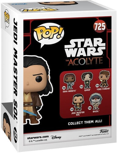 STAR WARS THE ACOLYTE FUNKO POP 4-PACK BUNDLE | YORD FANDAR 724, OSHA ANISEYA 722, JEDI MASTER SOL 725, BAZIL 726