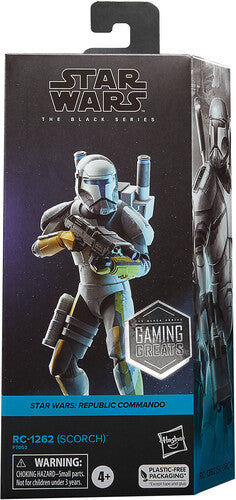 PRE-ORDER – EST SHIP APRIL 2026 Star Wars Black Series RC-1262 Scorch Action Figure | Republic Commando Gaming Greats | 6-Inch Hasbro