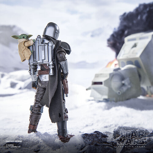 Star Wars Black Series Mandalorian & Grogu Movie Deluxe 6-Inch Action Figure Set