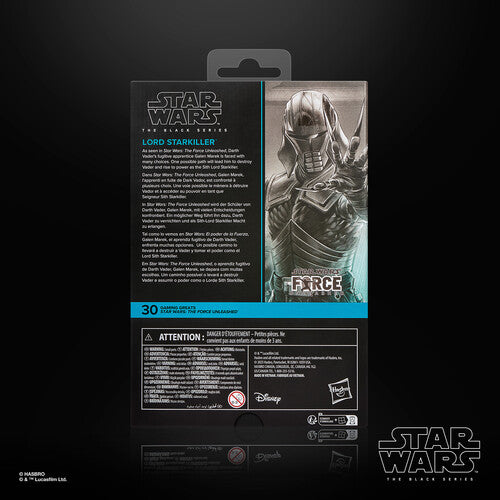 (PRESALE-SHIPS 4/10/26)Star Wars Black Series  Lord Starkiller Deluxe 6-Inch Figure Gaming Greats