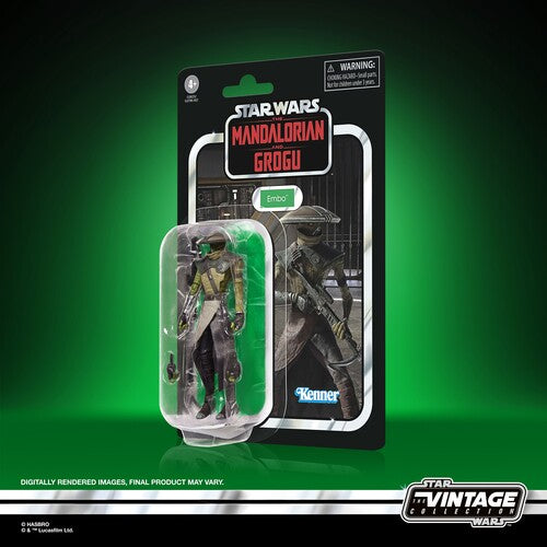 Star Wars The Mandalorian and Grogu Vintage Collection Embo Action Figure VC-Style 3.75-Inch Figure