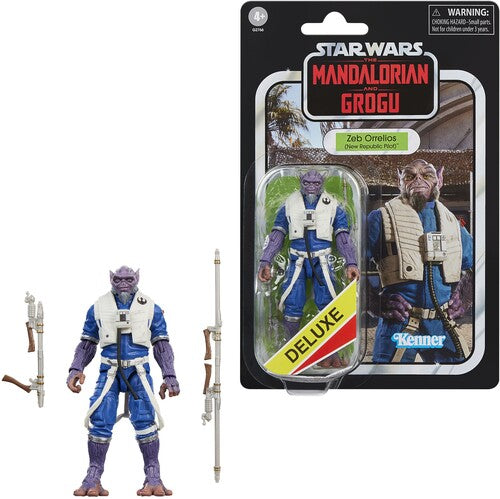 Star Wars Vintage Collection Zeb Orrelios (New Republic Pilot) VC Figure | The Mandalorian & Grogu