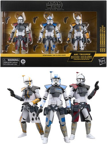 tar Wars: The Clone Wars ARC Trooper Battle Pack (Havoc, Colt & Blitz) Black Series Action Figure 3-Pack – Pre-Order | Carbonite Creative