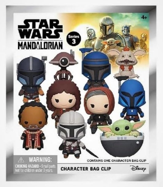 Star Wars: The Mandalorian Season 3 – 3D Foam Bag Clip Blind Bag Series (Random Characters)