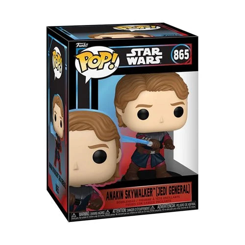 Star Wars Anakin Skywalker (Jedi General) Funko Pop! Vinyl Figure #865 – Pre-Order | Carbonite Creative