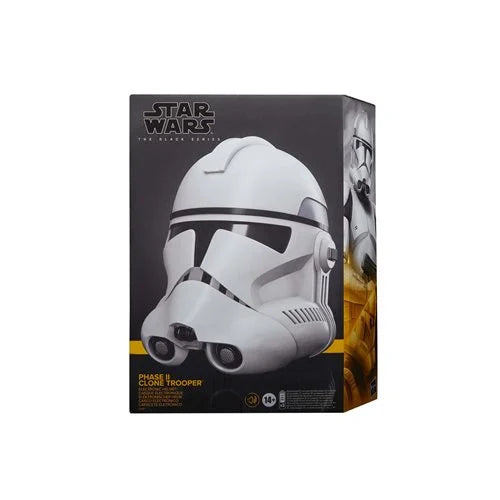 Star Wars The Black Series Phase II Clone Trooper Premium Electronic Helmet – Prop Replica (Hasbro)