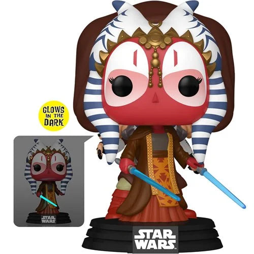 STAR WARS FUNKO POP SHAAK TI #853 GLOW IN THE DARK (ANIMATED SERIES) — in hand with protector