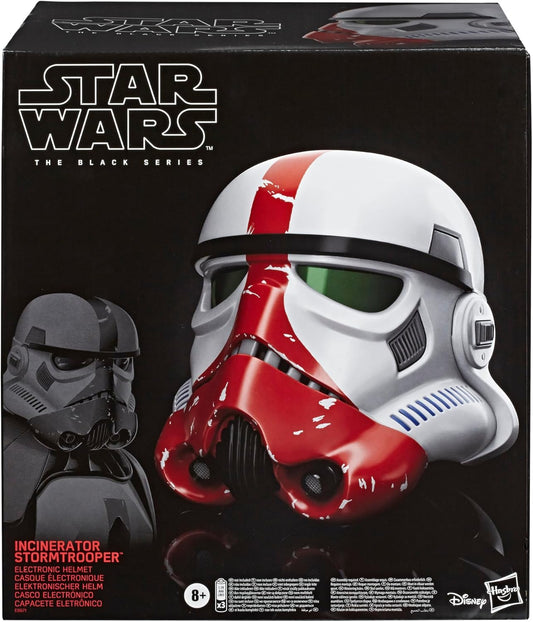 the Black Series the Mandalorian Incinerator Stormtrooper Premium Electronic Helmet, Roleplay Collectible (INCLUDES SHIPPING)
