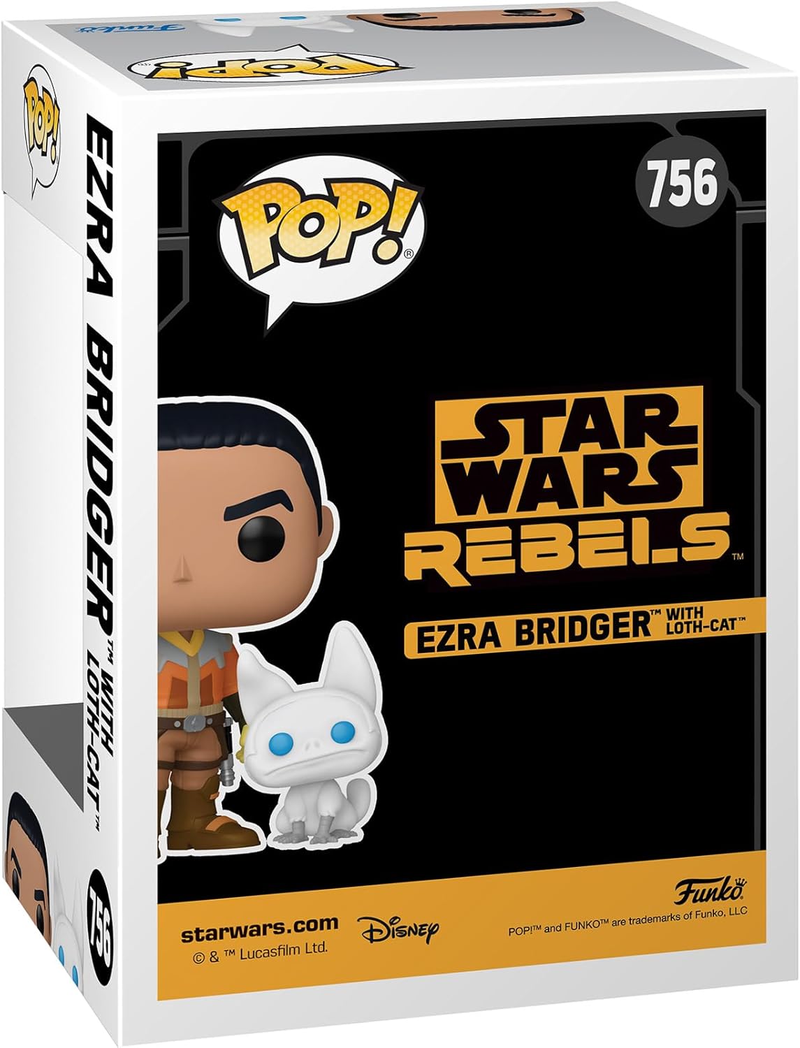 Funko Pop Ezra Bridger with Loth-Cat #756 – Star Wars Rebels (FREE SHIPPING)