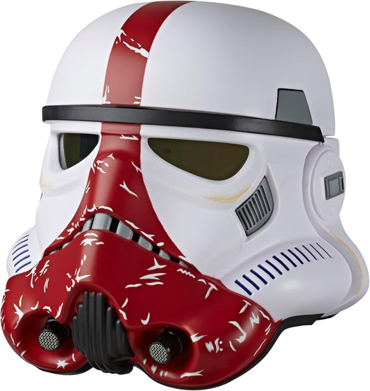 the Black Series the Mandalorian Incinerator Stormtrooper Premium Electronic Helmet, Roleplay Collectible (INCLUDES SHIPPING)