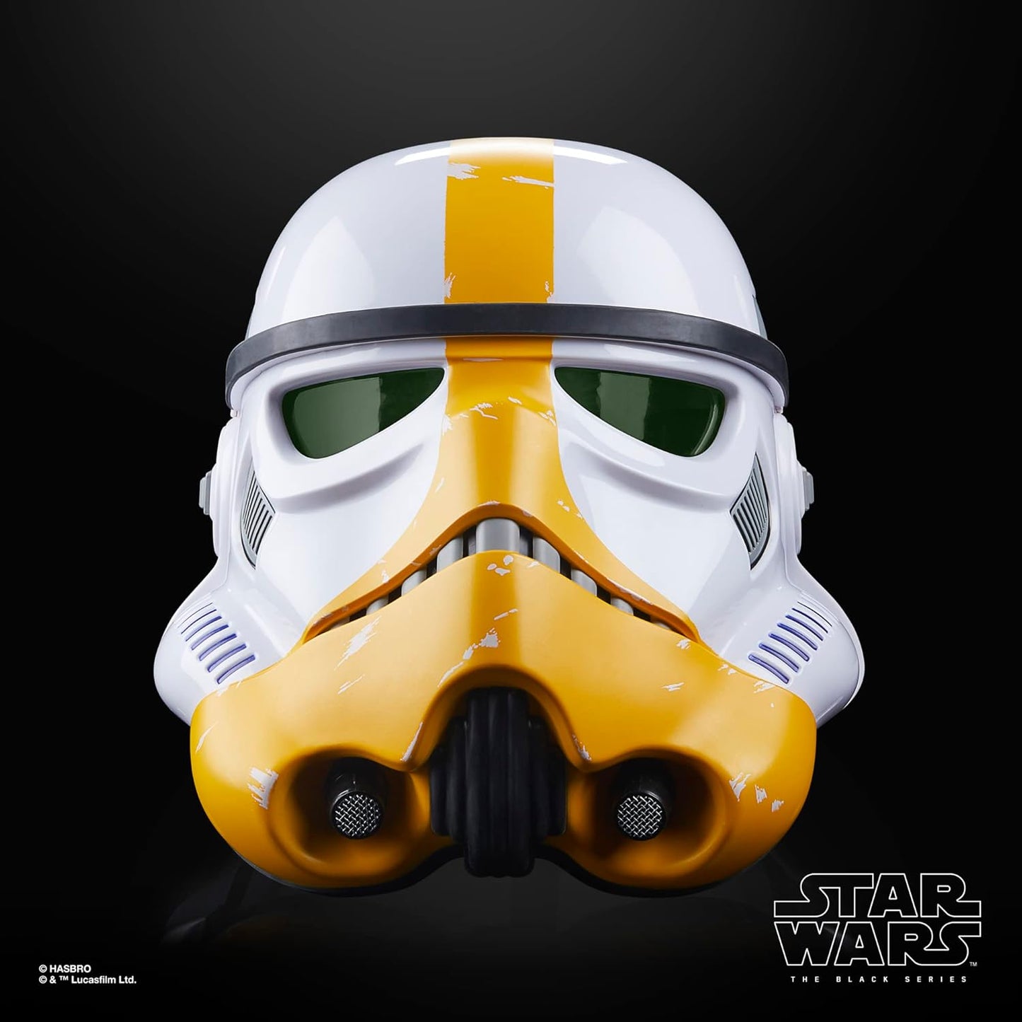 the Black Series the Mandalorian Artillery Stormtrooper Premium Electronic Helmet (INCLUDES SHIPPING)