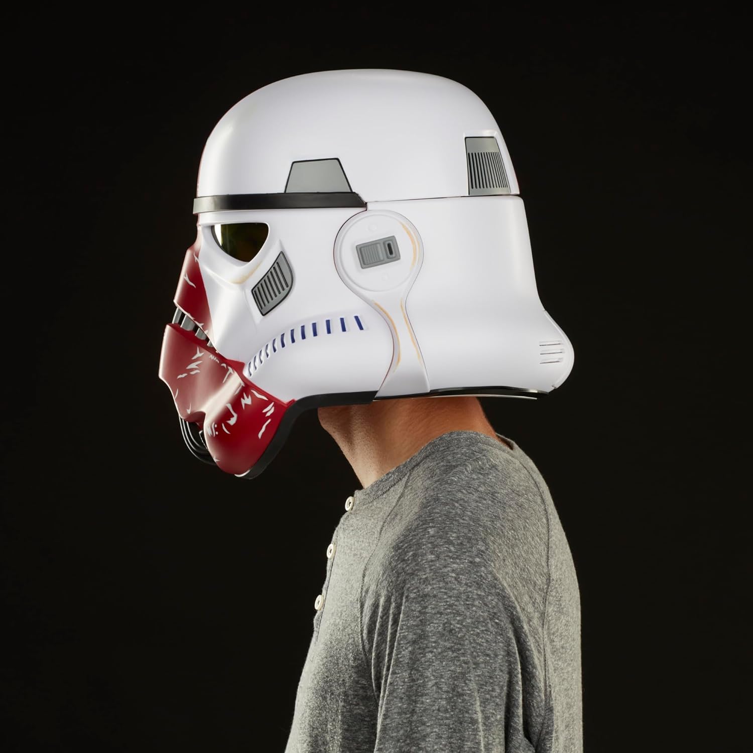 the Black Series the Mandalorian Incinerator Stormtrooper Premium Electronic Helmet, Roleplay Collectible (INCLUDES SHIPPING)