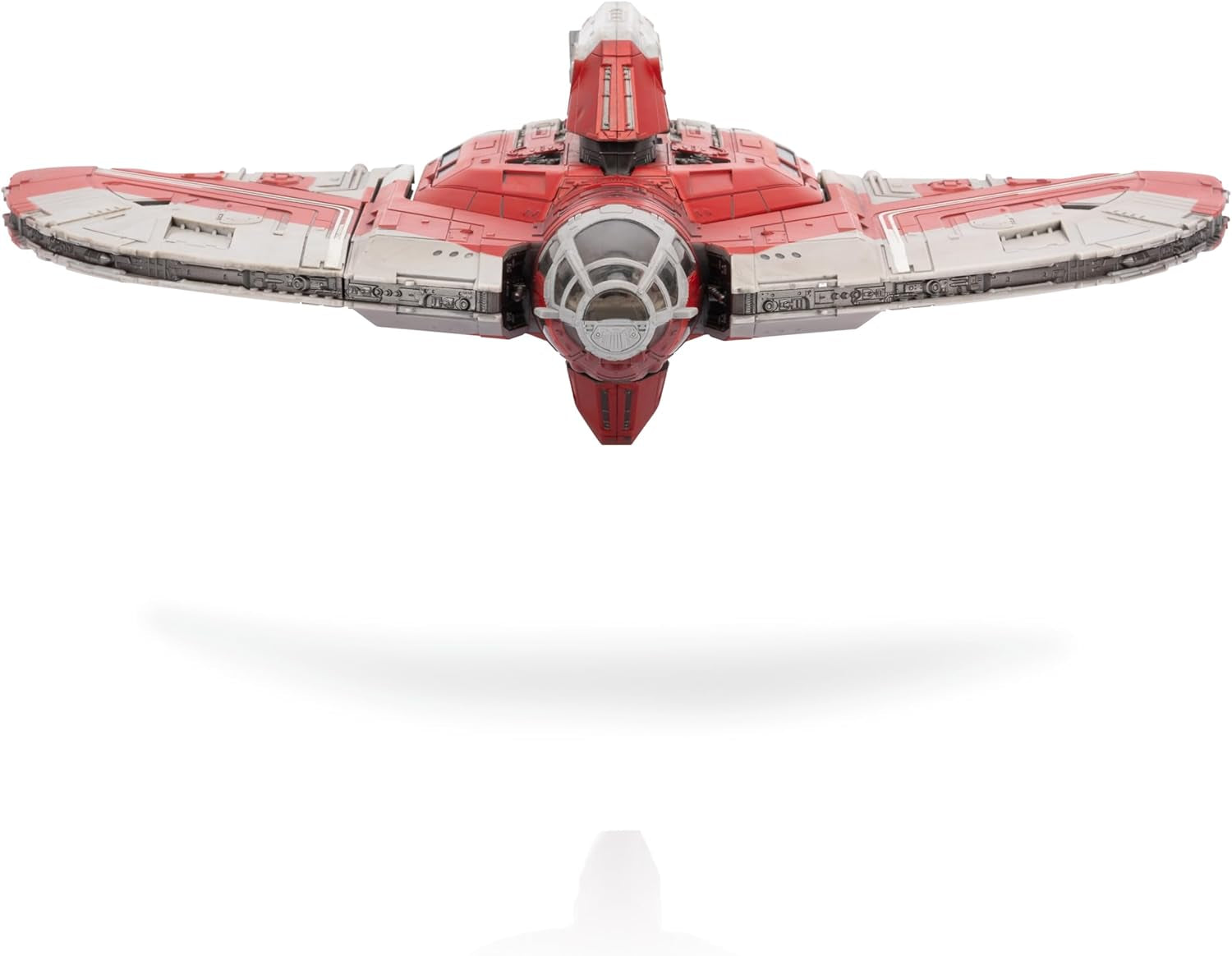 Star Wars Micro Galaxy Squadron Ahsoka Tano'S T-6 Jedi Shuttle - 13-Inch Vehicle with Rotating Wings and Three 1-Inch Micro Figure Accessories