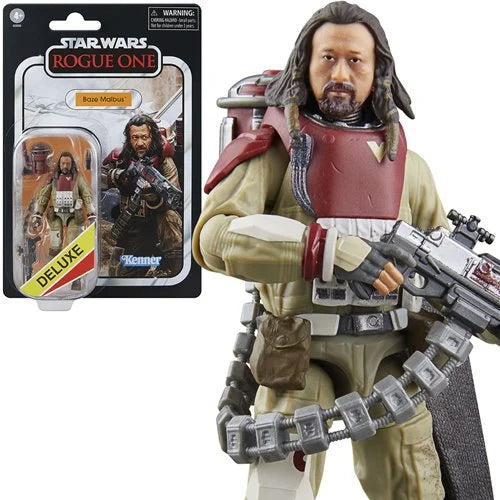 Star Wars The Vintage Collection Deluxe Baze Malbus 3.75-Inch Action Figure | Rogue One TVC (PRE ORDER - ARRIVES JUNE)
