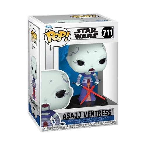 Star Wars The Clone Wars Asajj Ventress Funko Pop! #711 (PRE-ORDER Ships Nov 2025) (WITH PROTECTOR)