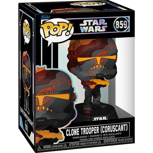 PRE-ORDER Funko Pop! Star Wars Clone Trooper (Coruscant) #859 Vinyl Figure
