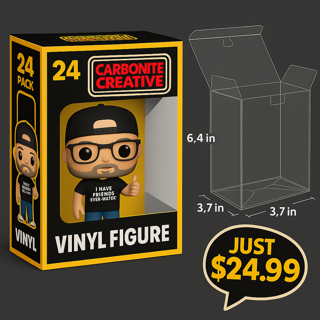 FUNKO POP Vinyl Collectible Soft Collapsible Protector Box 20-Pack