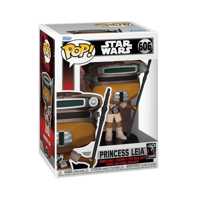 Star Wars Funko Pop! Princess Leia (Boushh Disguise) #606 – Return of the Jedi 40th Anniversary Vinyl Bobblehead