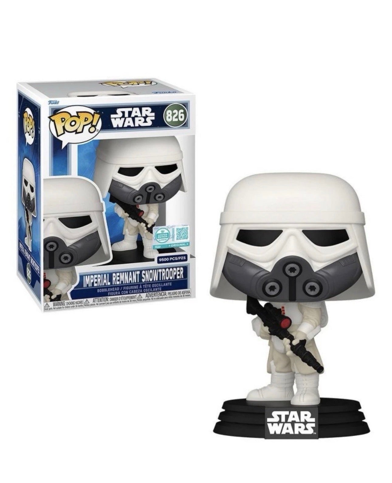 STAR WARS FUNKO POP IMPERIAL REMNANT SNOWTROOPER #826 LIMITED EDITION (9500 PCS)