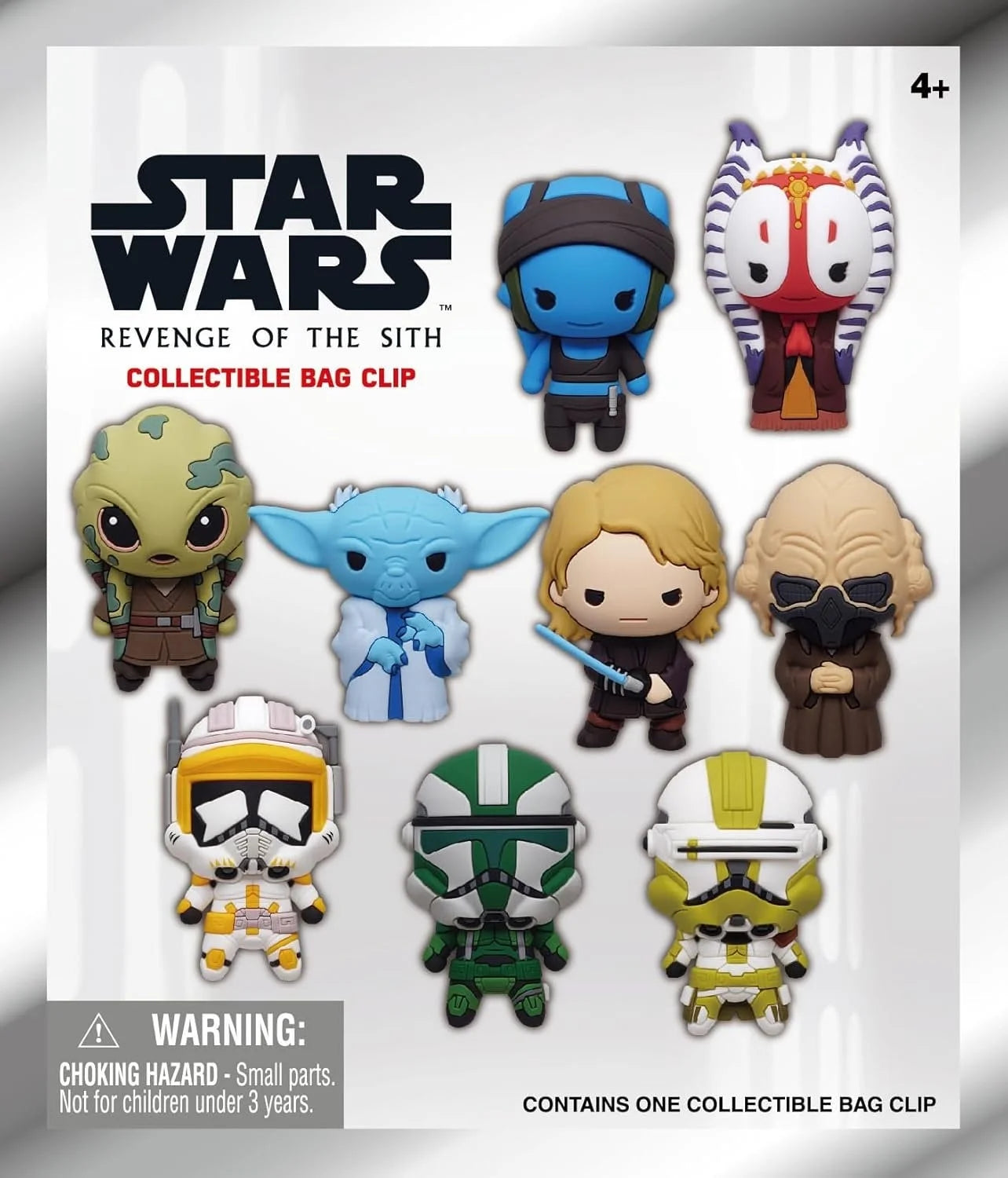Star Wars Figural Bag Clip Series – Mystery Collectible Keychain | Luke, Yoda, Clone Troopers & More