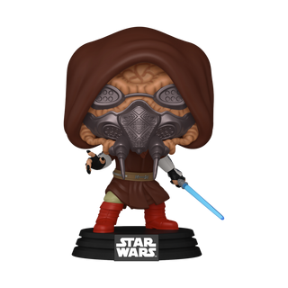 STAR WARS FUNKO POP PLO KOON #852 GLOW IN THE DARK (ANIMATED SERIES) — in hand. With protector