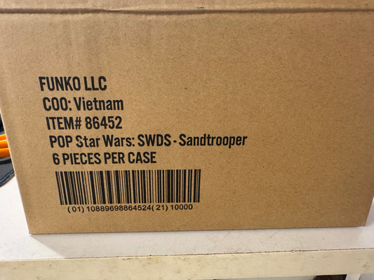 (WHOLE CASE – 6 PCS) Star Wars Episode IV A New Hope Sandtrooper (Deleted Scenes) Funko Pop! #803 – Original Factory Sealed Case