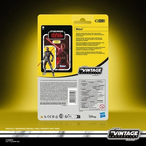 Star Wars The Vintage Collection Maul Shadow Lord 3.75-Inch Action Figure | Hasbro | Pre-Order Shipping April 2026  Description: