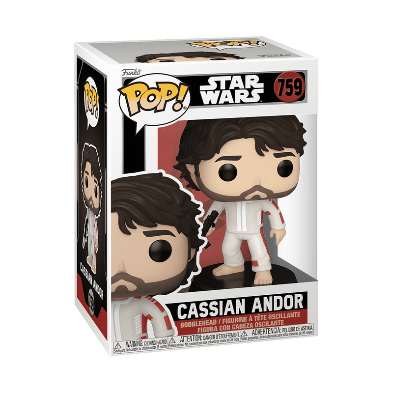 Star Wars Andor Cassian Andor with Blaster Funko Pop! #759