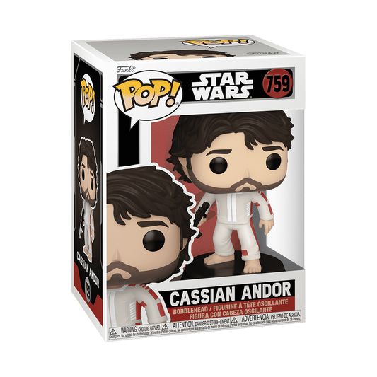 Star Wars Andor Cassian Andor with Blaster Funko Pop! #759