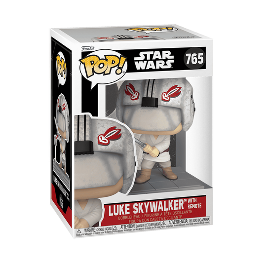 Funko Pop! Luke Skywalker with Remote #765 – Star Wars Vinyl Bobblehead Figure