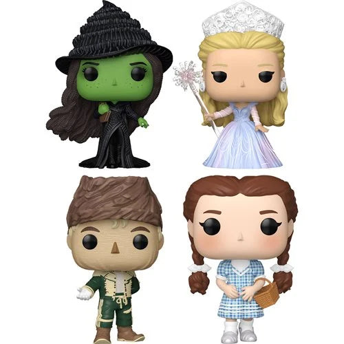 🪄 Wicked – Complete Funko Pop! 4-Pack Collector Bundle (WITH PROTECTORS)